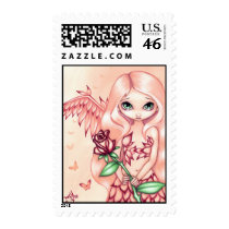 "Pale Rose" Stamp by strangeling "Pale Rose" Stamp