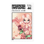 "Pale Rose" Stamp