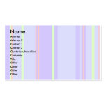 Pale Stripes Business Card