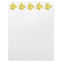 Pale Yellow Poinsettia letterhead by SusanSavad Pale Yellow Poinsettia letterhead