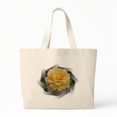 Pale Yellow Rose Bag by gettingreen