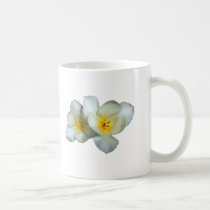 Pale Yellow Tulips After the Rain mugs
