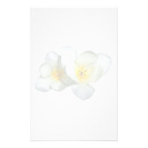 Pale Yellow Tulips After the Rain stationery
