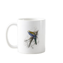 Paleheaded Parrakeet by Edward Lear Coffee Mug