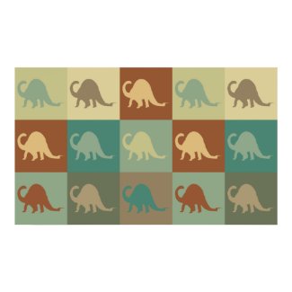 Paleontology Pop Art print