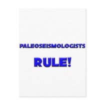 Paleoseismologists Rule! postcards by professions Paleoseismologists Rule! postcards