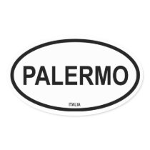 PALERMO OVAL STICKER