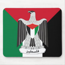 palestine coat of arms mouse pad