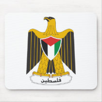 Palestine Coat of Arms Mouse Pads