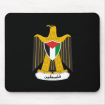 Palestine Coat of Arms Mousepads