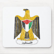 Palestine Coat Of Arms Mousepads