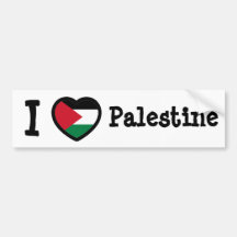 Palestine Flag Bumper Sticker
