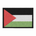 Palestine Flag Embroidered Track Jacket
