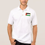 Palestine flag golf polo