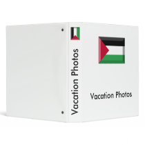 Palestine Flag Jewel Vinyl Binders