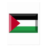 Palestine Flag Jewel Post Card