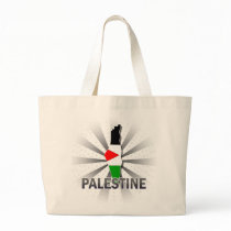 Palestine Flag Map 2.0 Tote Bags