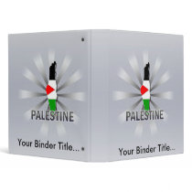 Palestine Flag Map 2.0 Vinyl Binder