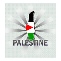 Palestine Flag Map 2.0 posters