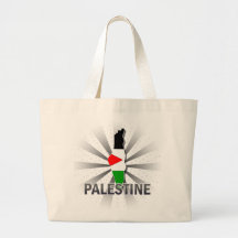 Palestine Flag Map 2.0 Tote Bags