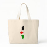 Palestine flag map bag