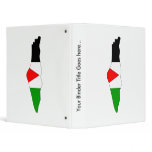 Palestine Flag Map full size binders