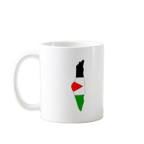 Palestine flag map mugs by FlagStore Palestine flag map mugs