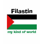 Palestine Flag-Map-Text T-Shirt