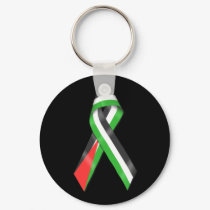Palestine flag ribbon Keyring keychains