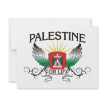 Palestine For Life invitations by EthnoShirts Palestine For Life invitations