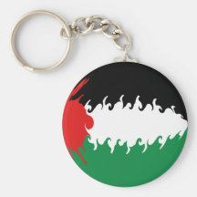 Palestine Gnarly Flag Key Chains