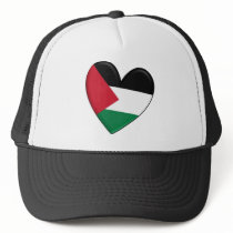 Palestine Heart Flag hats by WearFlags Palestine Heart Flag hats
