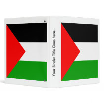 Palestine High quality Flag Vinyl Binder