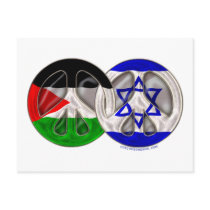 Palestine - Israel Peace postcards
