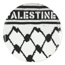 Palestine Keffiyah Stickers