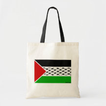 Palestine Keffiyeh Flag Canvas Bags