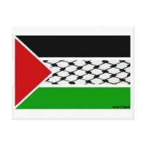 Palestine Keffiyeh Flag Post Cards