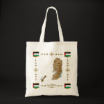 Palestine Map Flag Border Bag