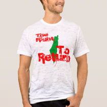 Palestine: The RIght To Return t-shirts