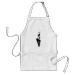 Palestine Trendy Peace Sign with Palestinian map Apron