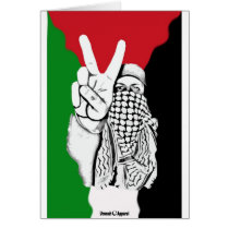 Palestine Victory Flag Card