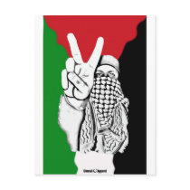 Palestine Victory Flag postcards