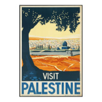 Palestine Vintage Travel Poster Ad Retro Prints