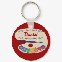 Paleta de Artista keychains by Sensato Paleta de Artista keychains