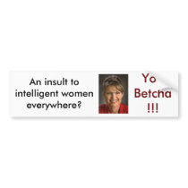 Palin2 Bumper Sticker