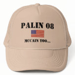 PALIN 08, McCAIN too... hats