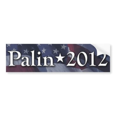 Palin 2012 Bumper Sticker by joecsanders