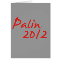 PALIN 2012 CARDS