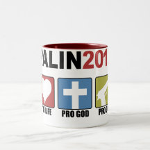 Palin 2012 coffee mugs