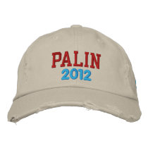 PALIN, 2012 embroidered hats by marylougros PALIN, 2012 embroidered hats
